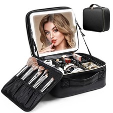 Travel Makeup Bag With LED