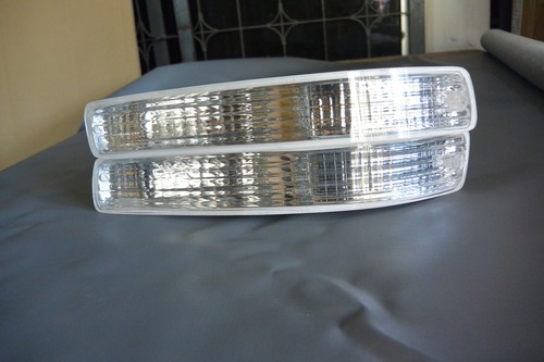 Jdm clear bumper lights lense - clear,