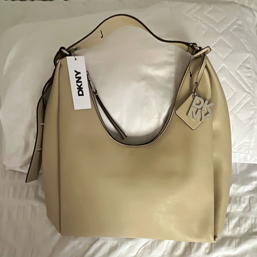 Dkny large beige faux - beige,