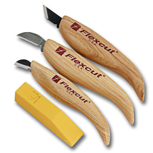 Flexcut kn115 piece chip - 3-piece,