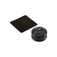 Fuel tank cap SIP series Pordoi aluminium CNC matte black magnetic for Vespa ET2