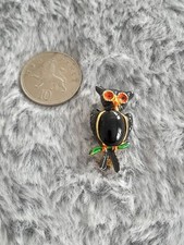 Vintage Retro Gold Tone Black