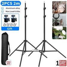 2PCS 2M 79" Light Stand Tripod