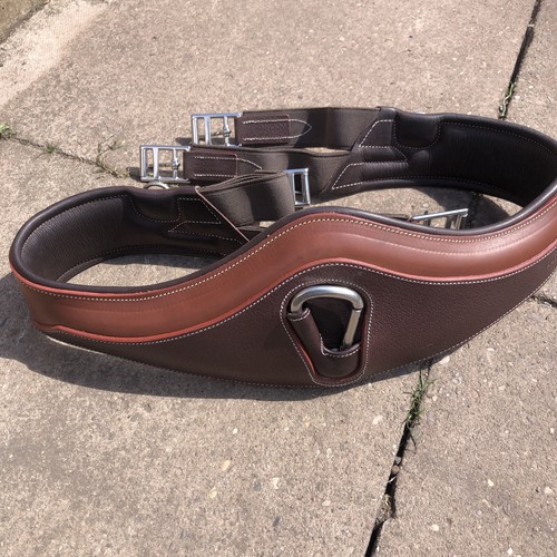 New devoucoux leather - new, girth