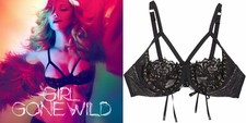 AGENT PROVOCATEUR RARE VINTAGE BLACK RAPHAELLA BRA 34B AS MADONNA GIRL GONE WILD