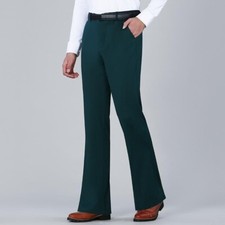 Men Slim Flared Pants Bell