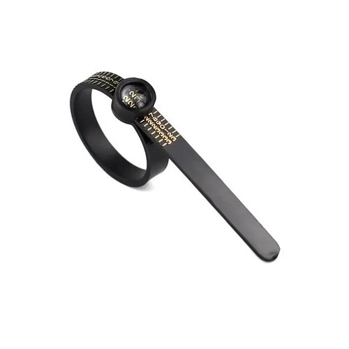 Adjustable ring sizer with - ring,