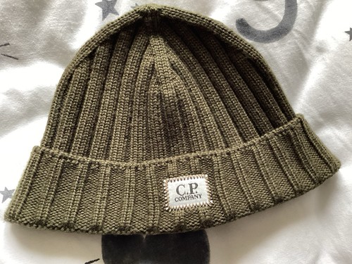 Company khaki green beanie - company,