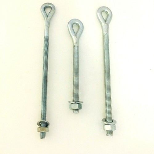 Straining eye bolts welded - straining,