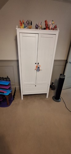 Ikea child wardrobe white - white,