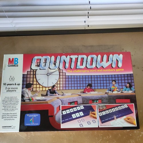 Countdown board game 1986 - countdown,