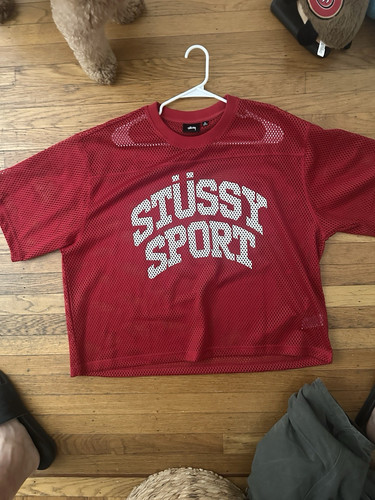 Stussy men red mesh - red,
