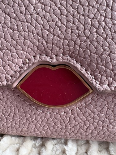 Pink pebble leather - pink,