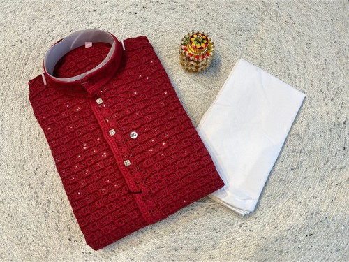 Pakistani men cotton kurta set - men,