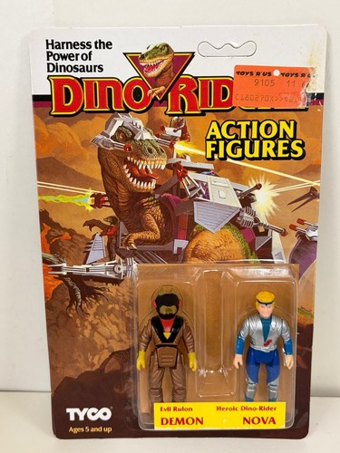 Vintage 1987 tyco - dino, riders
