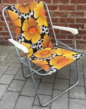 Retro 1970s Deck Chair Vintage