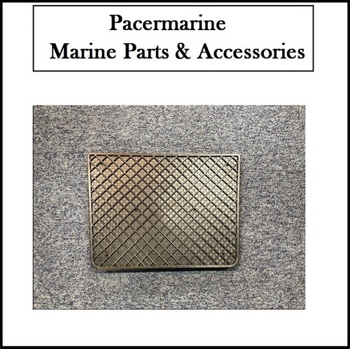 Black plastic outboard transom - black,