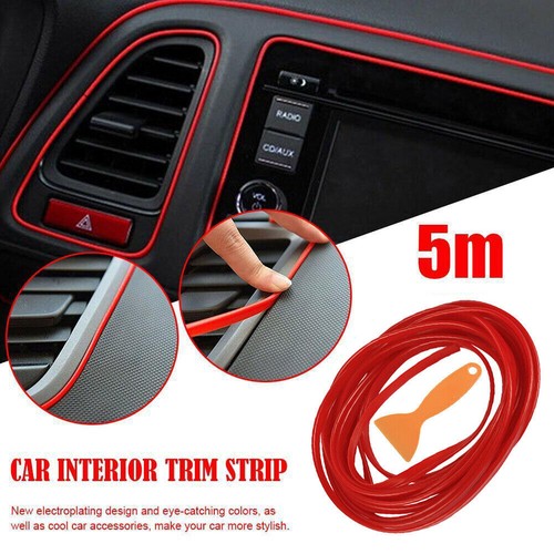 Car interior red point edge - 5m,