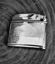 Stunning Mosda Streamline Retro Lighter Bird & Hunting Scene Beautiful And Works