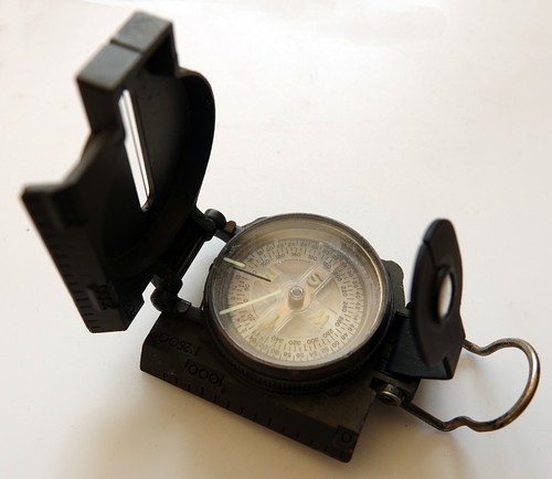 Vintage lensatic pocket - lensatic,