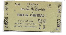1970 Exeter St. Davids -