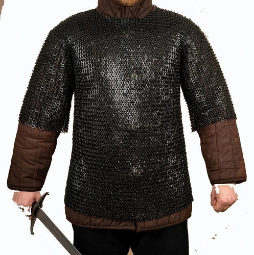 Flat ring riveted chainmail - flat,