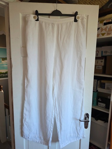 Chesca white 100 linen - white, 100%