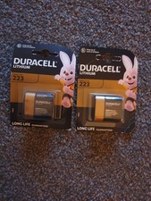 2 X Duracell 223 6V Lithium Photo Battery CR223 CR-P2 EL223AP Exp March 2033