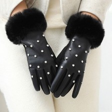 Faux Fur Trim Cuff Winter
