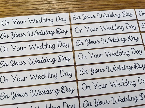 15x your wedding - on, day