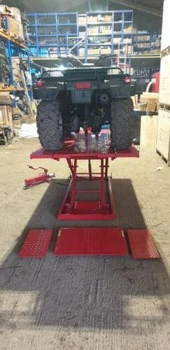 Motorbike lift table ramp with - table/ramp,