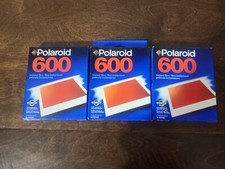 Polaroid 600 Platinum Instant Film Packs of 10 Photos Each 3 Boxes Exp 12/02