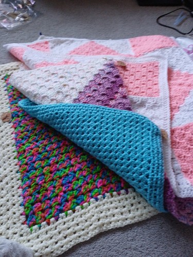Hand made crochet baby - made,