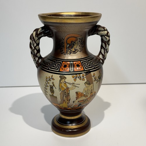 Vintage greek style amphora - style,