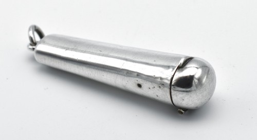 Antique solid silver cheroot - solid,