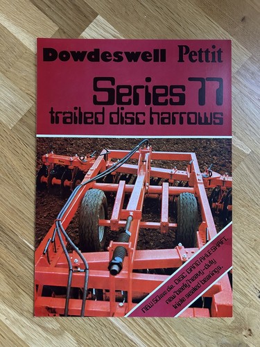 Dowdeswell pettit disc harrows - dowdeswell,