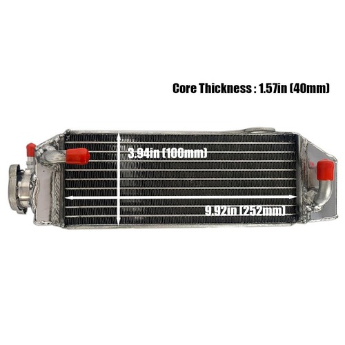 Aluminum radiator for honda - aluminum,