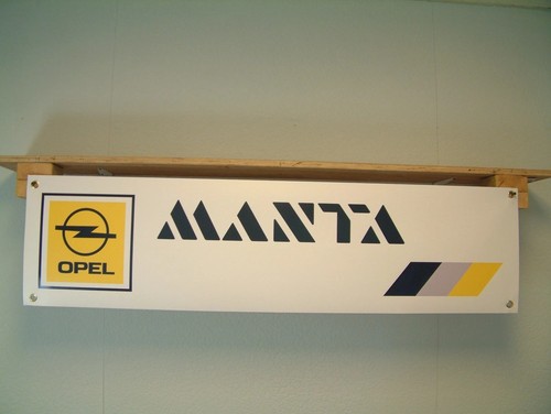 Opel manta banner - opel, classic