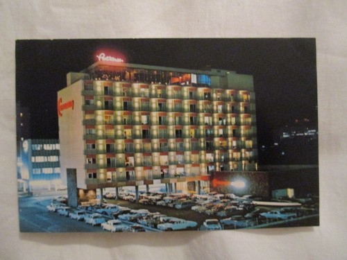 Vintage postcard caravan - vintage, postcard,