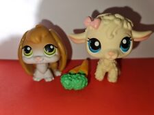 Authentic Littlest Pet Shop - Duo Rabbit #185 & Lamb #186 LPS