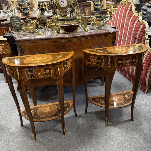 Pair louis demi - louis, xv