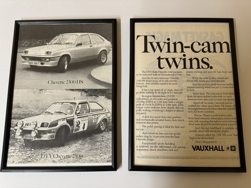 Framed vauxhall chevette - framed,