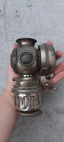Old bicycle lamp - old,
