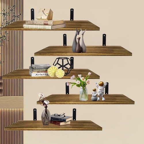 5piece rustic shelves floating - 5piece,