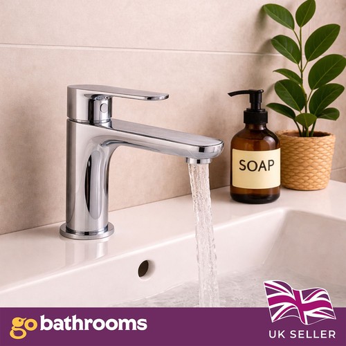 Wras chrome basin mixer tap - basin,