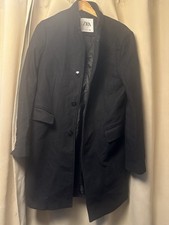 ZARA Wool Blend Smart Coat –