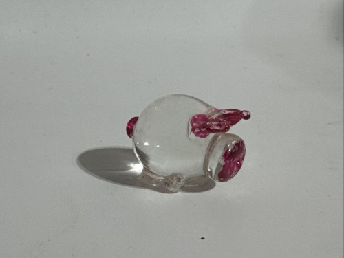 Pot belly pig glass fiqurine - pot,