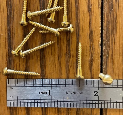 Wood screws slotted - 3/4”,