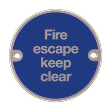 Fire Exit Signs, Disc, Door