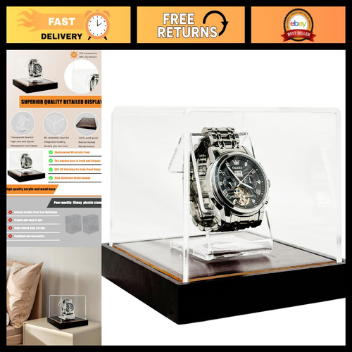 Acrylic watch display case - watch,